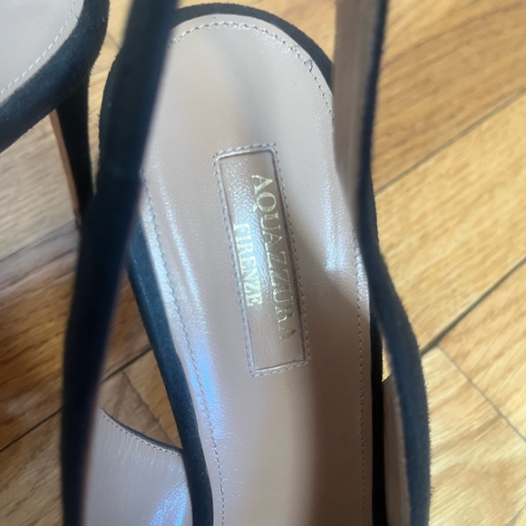Aquazurra black suede pump 40 - Picture 3 of 7